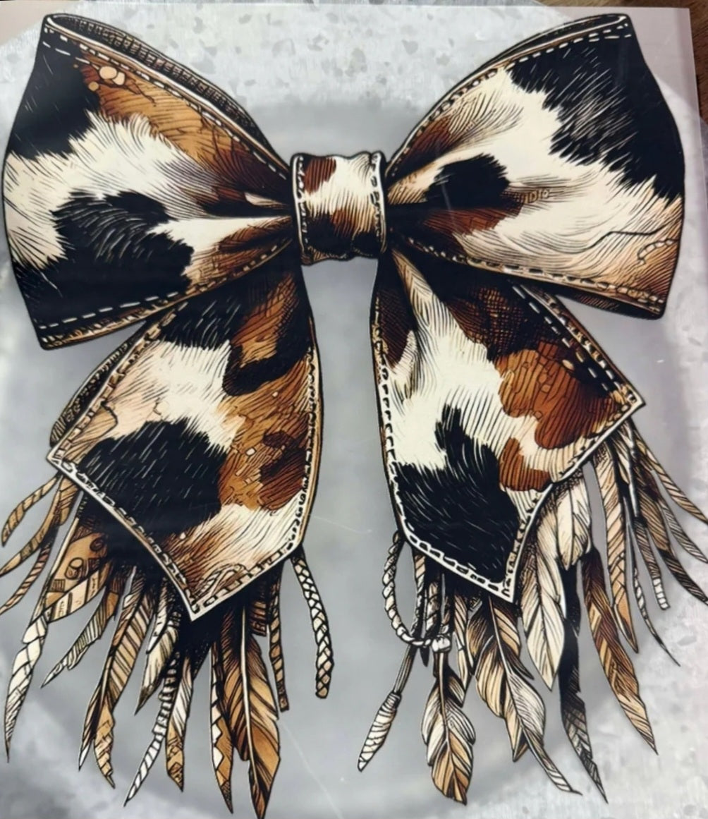 Cowhide Bow Transfer