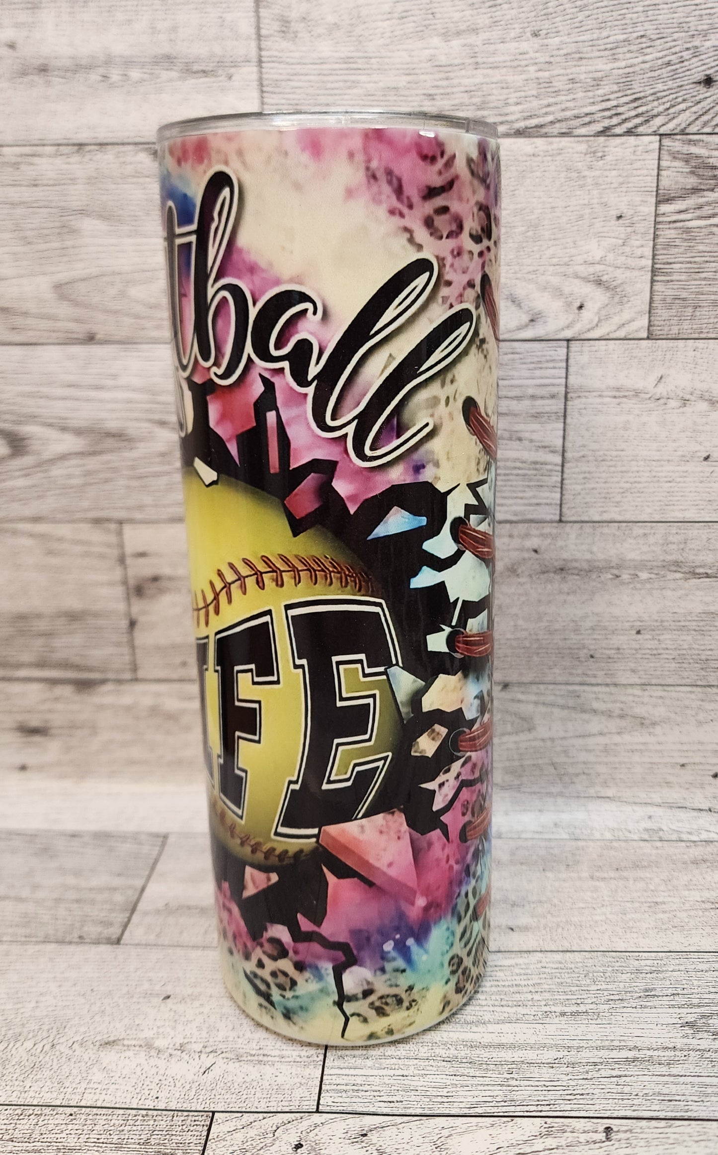 Softball Life 20oz Stainless Steel Tumbler