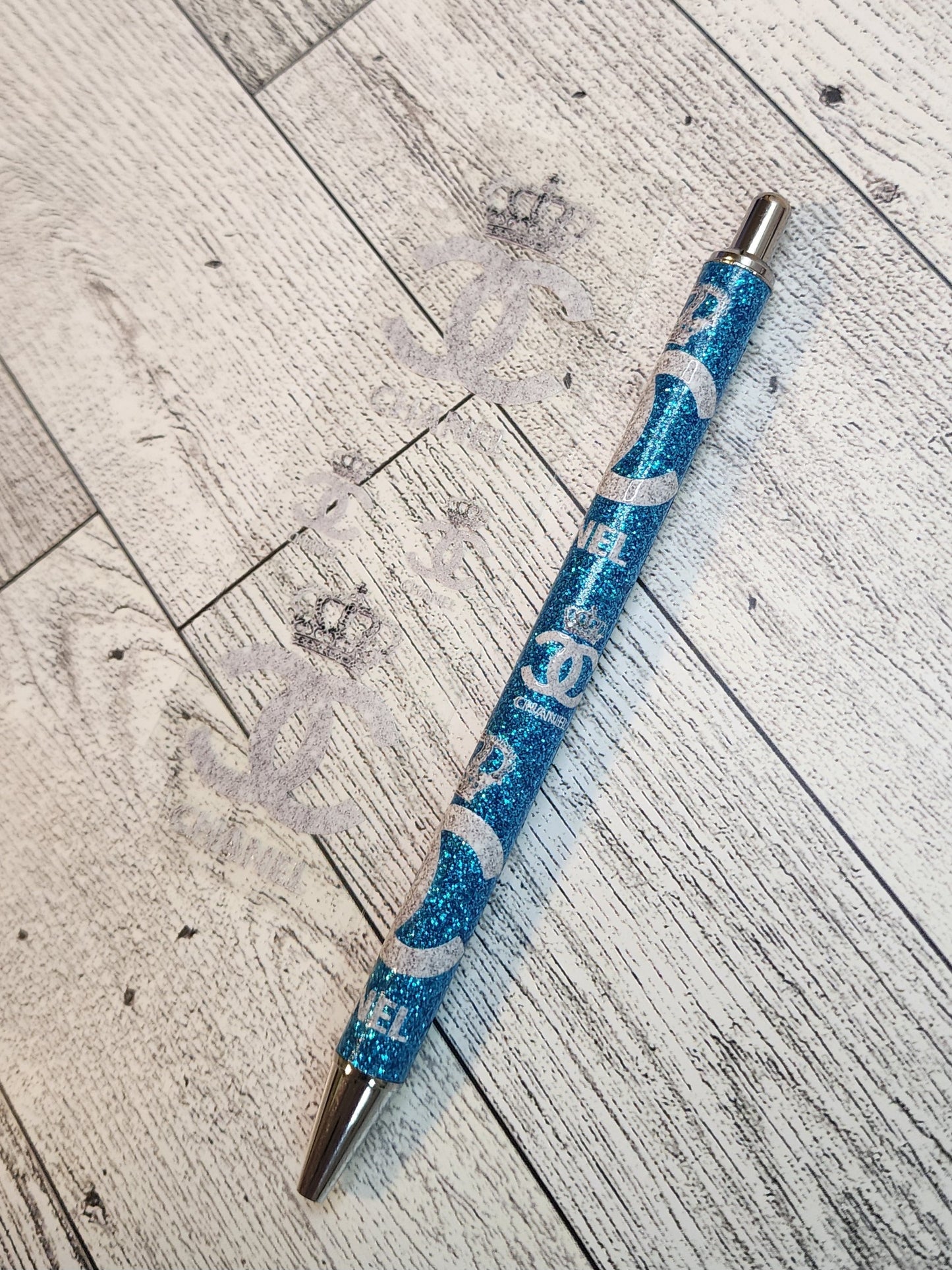 Glitter Refillable Pen, Retractable Ballpoint Pen