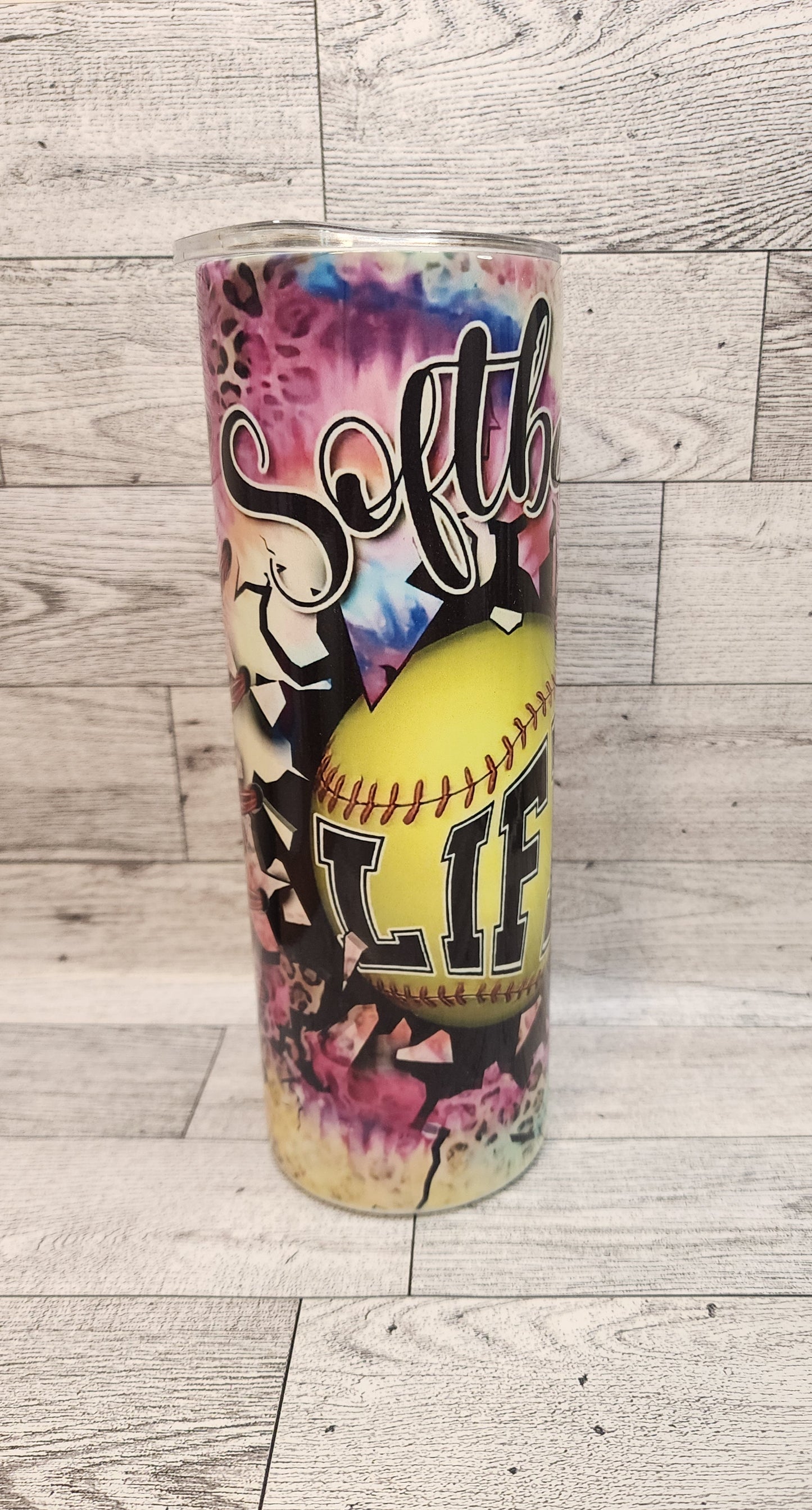 Softball Life 20oz Stainless Steel Tumbler