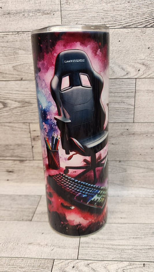 Gamer 20oz Stainless Steel Tumbler