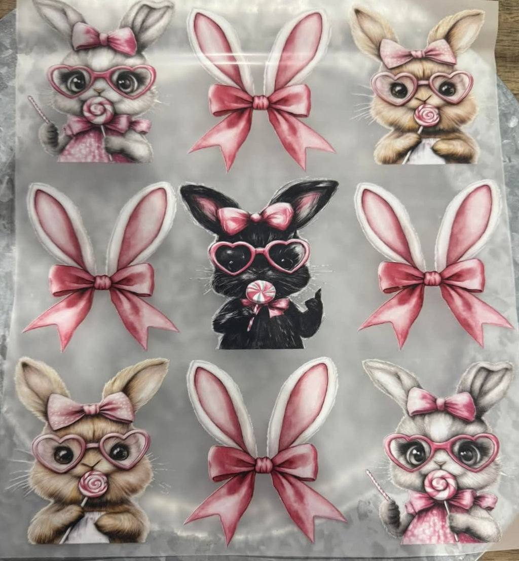 Easter Bunny Collage Tranfer