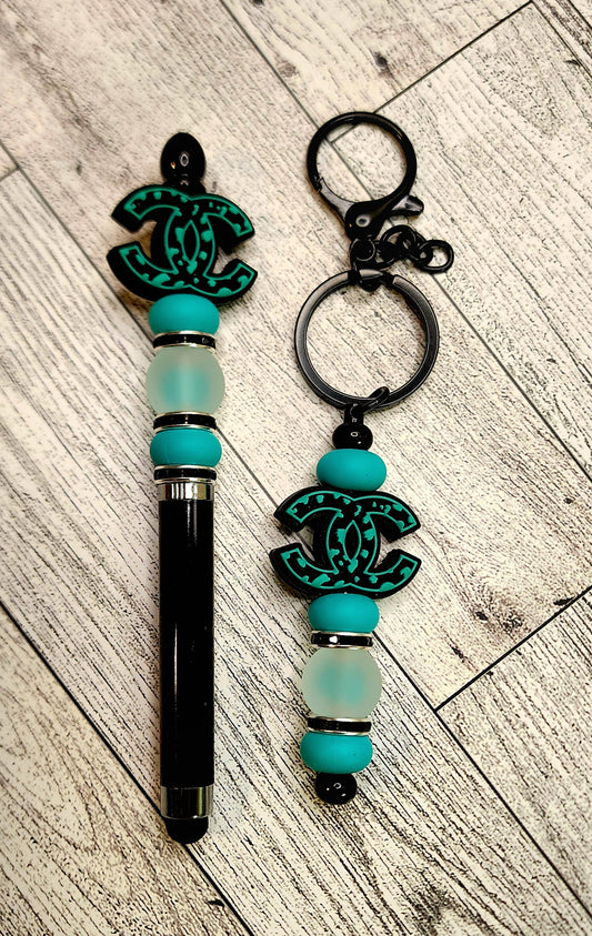 CC Inspired Pen/Stylus  and Keychain Set